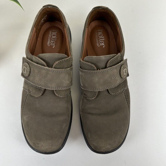 Hotter Comfort Concept Brown Sugar Loafers Monk Strap Shoes Womens Size US 9.5 - Picture 3 of 11